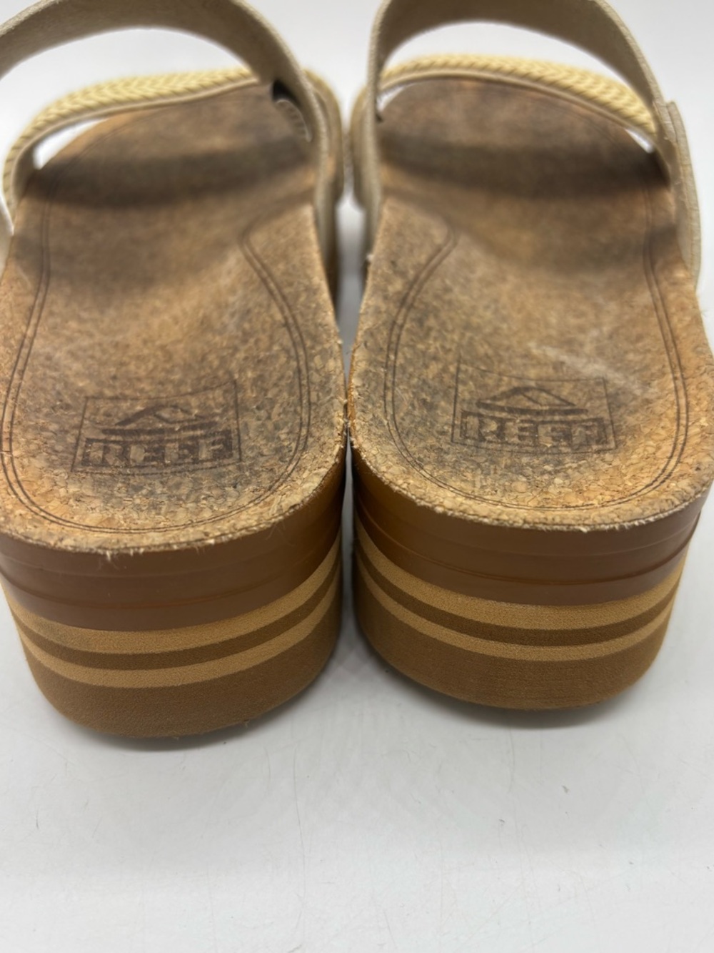 Reef Women's Cushion Vista Hi Sandal Vintage Ivory US 7 EU 37.5 - Picture 4 of 9